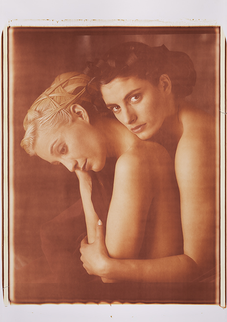 Laurie + Corinne III Monochrome, Polaroid 20x24", Werner Pawlok Laurie + Corinne III Monochrome, Polaroid 20x24", Werner Pawlok