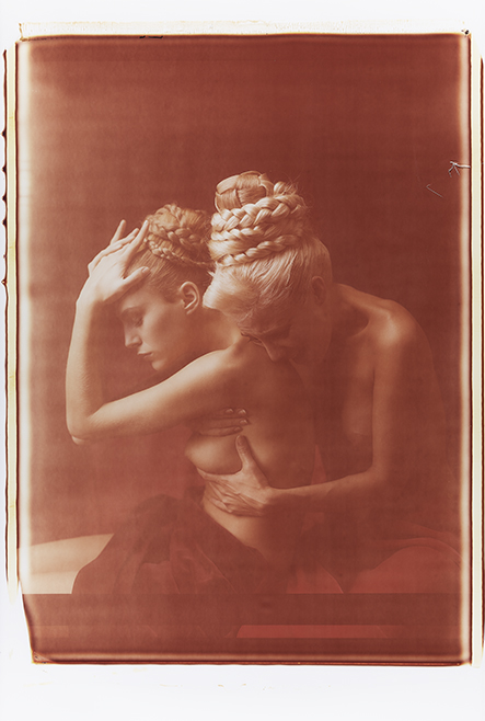 Laurie + Jaqueline II Monochrome, Polaroid 20x24", Werner Pawlok Laurie + Jaqueline II Monochrome, Polaroid 20x24", Werner Pawlok