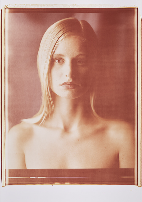 Nathalie Portrait V Monochrome, Polaroid 20x24", Werner Pawlok Nathalie Portrait V Monochrome, Polaroid 20x24", Werner Pawlok