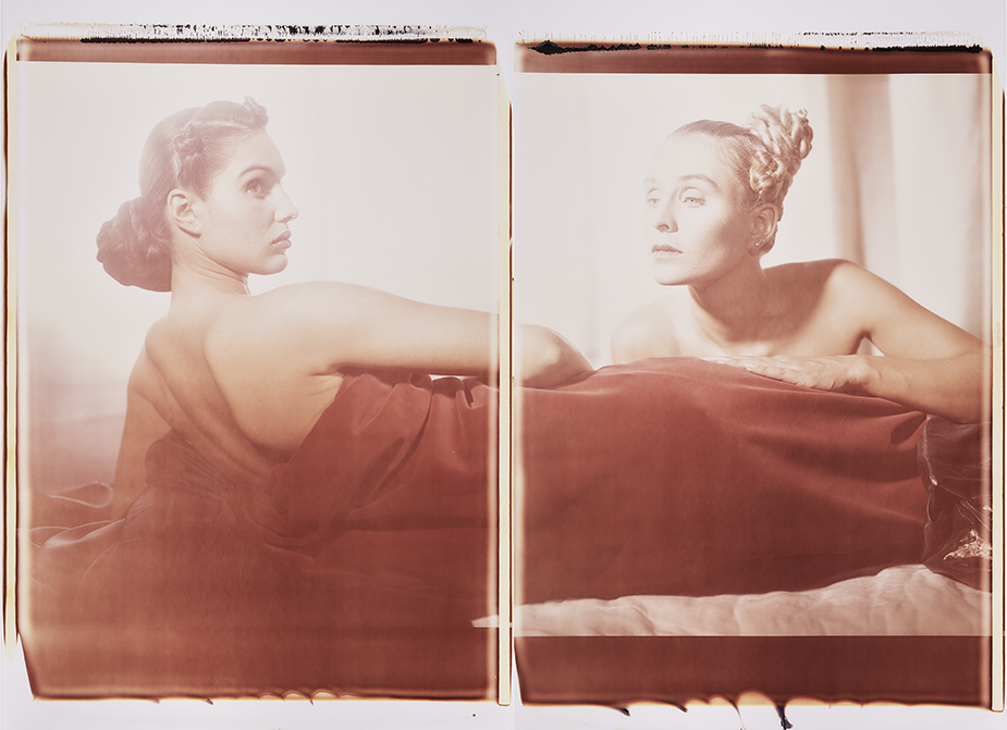 Petra + Chris  VI Monochrome, Polaroid 20x24", Werner Pawlok