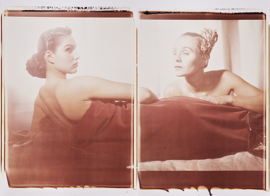 Petra + Chris VI Monochrome, Polaroid 20x24", Werner Pawlok Petra + Chris VI Monochrome, Polaroid 20x24", Werner Pawlok