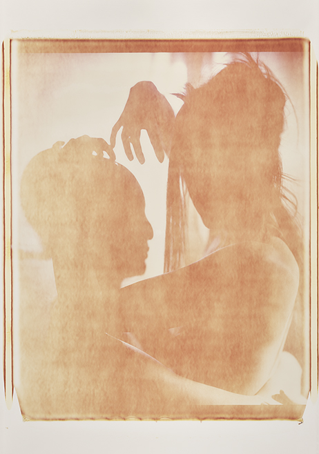 The touch IV Monochrome, Polaroid 20x24", Werner Pawlok