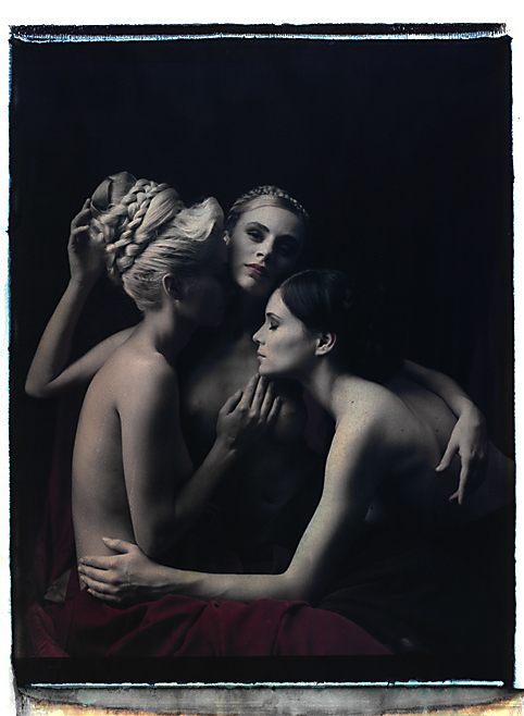 Laurie, Jaqueline und Nora II polaroid; polaroid 50x60; Polaroid 20x24; Photo by Werner Pawlok; Unikat; Unique; Laurie, Jaqueline und Nora II polaroid; polaroid 50x60; Polaroid 20x24; Photo by Werner Pawlok; Unikat; Unique;