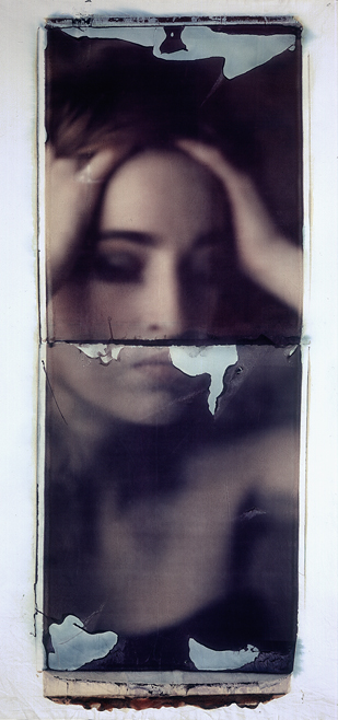 Birgit Birgit; Transfers; Photo by Werner Pawlok; Polaroid 50x60; Polaroid 20x24";