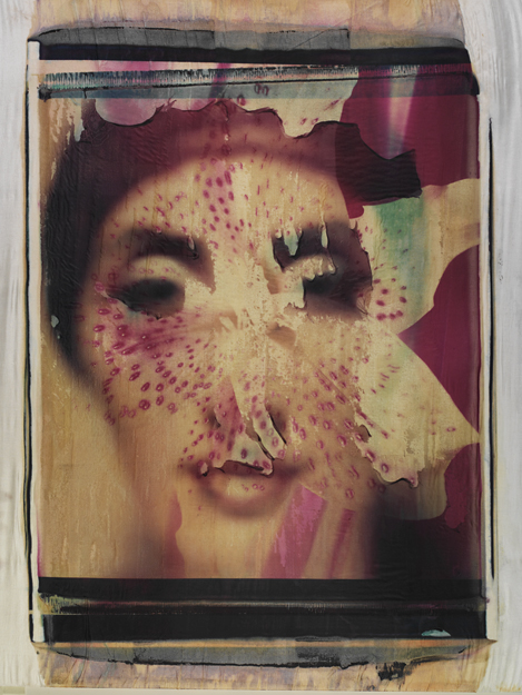 Girardi Collage photo by werner pawlok, polaroid, transfer, photography, fine art, polaroid large format, art, fotografie, kunst, portrait