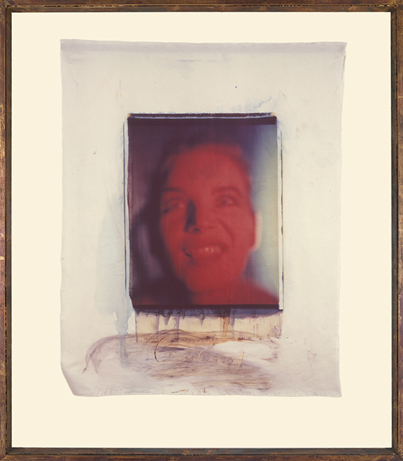 Three faces (Rot) Three faces (Rot); Photo by Werner Pawlok; Polaroid 50x60; Polaroid 20x24"; Transfers;