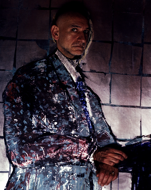 Ben Kingsley Polaroid, photographed by Werner Pawlok, Stars and Paints, Actor, Schauspieler, Gandhi, Prince of Persia, Shutter Island, Ben Kingsley
