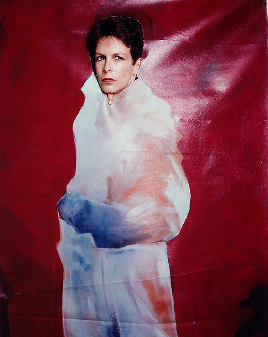 Jamie Lee Curtis Jamie Lee Curtis, photographed by Werner Pawlok, Polaroid, Stars and Paints, Schauspielerin, actress, Ein Fisch namens Wanda, Blue Steel, Golden Globe, American Comedy Award, Hollywood, Walk of Fame