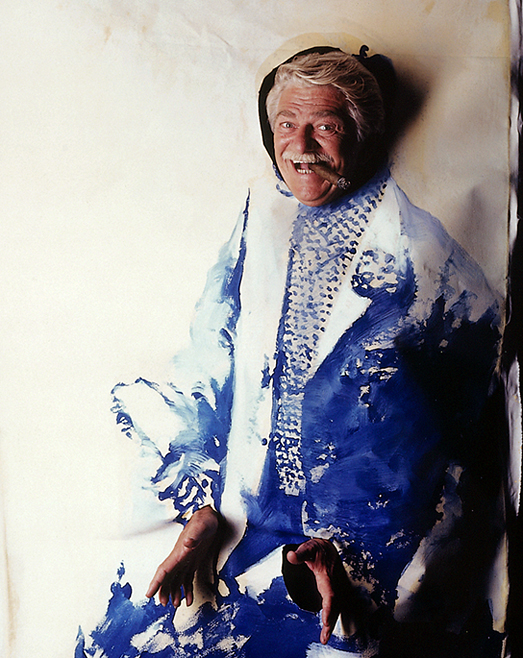 Seymour Cassel Seymour Cassel, Polaroid, Stars and Paints, photographed by Werner Pawlok, Schauspieler, Actor, Ein unmoralisches Angebot, indecent proposal, colors farben der gewalt, colours, Die Royal Tenenbaums, the royal tenenbaums