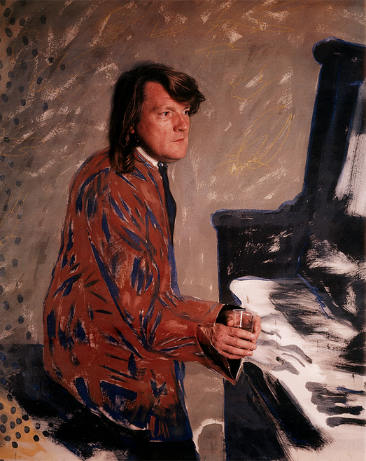 Brian Auger Brian Auger, Stars and Paints, Polaroid, photo by Werner Pawlok, jazz, rock, organist, Hammond Orgel, Fender Rhodes, steampacket, trinity, oblivion express, encore