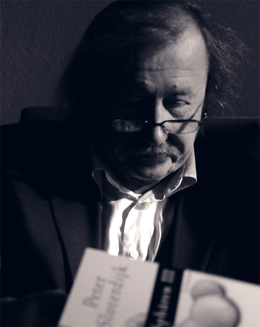 Peter Sloterdijk Peter Sloterdijk, photo by Werner Pawlok, Polaroid, Philosph, Fernsehmoderator, Kulturwissenschaftler, Essayist