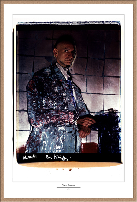 Ben Kingsley Polaroid 50x60, Polaroid Photography, Polaroid 20x24", Werner Pawlok, Ben Kingsley,