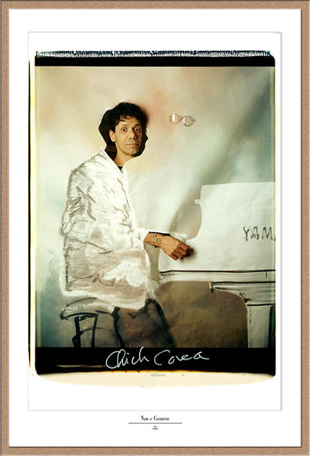 Chick Corea Polaroid 50x60, Polaroid Photography, Polaroid 20x24", Werner Pawlok, Chick Corea,