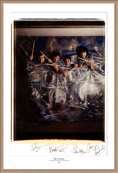 John Hisemann / Pete York / Ian Paice / Cozy Powell Polaroid 50x60, Polaroid Photography, Polaroid 20x24", Werner Pawlok, John Hisemann, Pete York, Ian Paice, Cozy Powell,