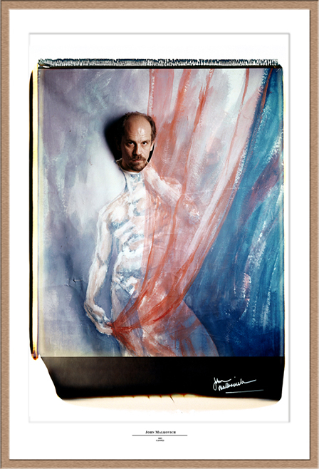 John Malkovich Polaroid 50x60, Polaroid Photography, Polaroid 20x24", Werner Pawlok, John Malkovich,