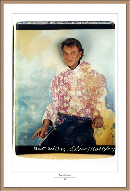 Johnny Halliday Polaroid 50x60, Polaroid Photography, Polaroid 20x24", Werner Pawlok, Johnny Halliday,