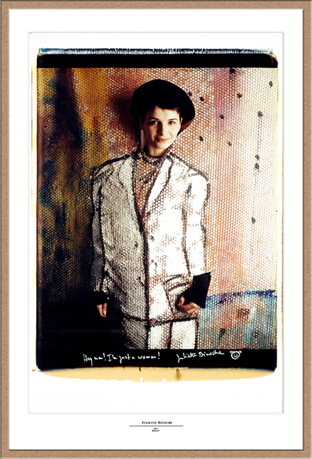 Juliette Binoche Polaroid 50x60, Polaroid Photography, Polaroid 20x24", Werner Pawlok, Juliette Binoche,