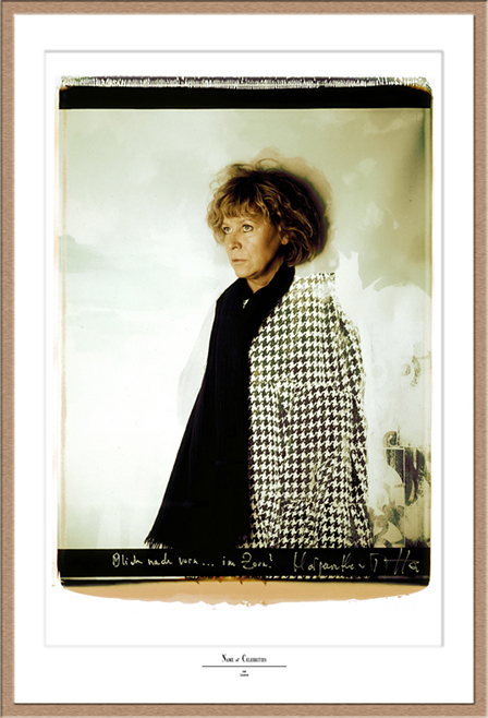 Margarethe von Trotta Polaroid 50x60, Polaroid Photography, Polaroid 20x24", Werner Pawlok, Margarethe von Trotta,