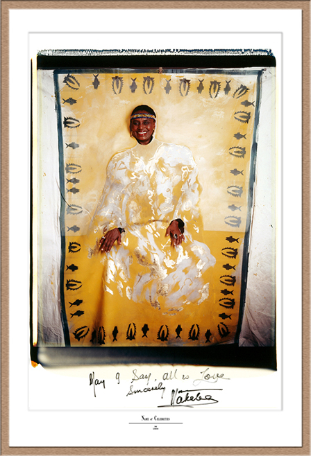 Miriam Makeba Polaroid 50x60, Polaroid Photography, Polaroid 20x24", Werner Pawlok, Miriam Makeba,